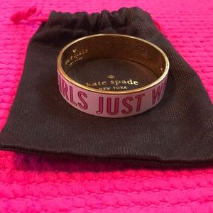 kate spade Girls Just Want to Have Fun bangle